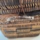Panier asiatique en rotin avec couvercle 23×18 cm