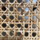 Old wooden chair and caning