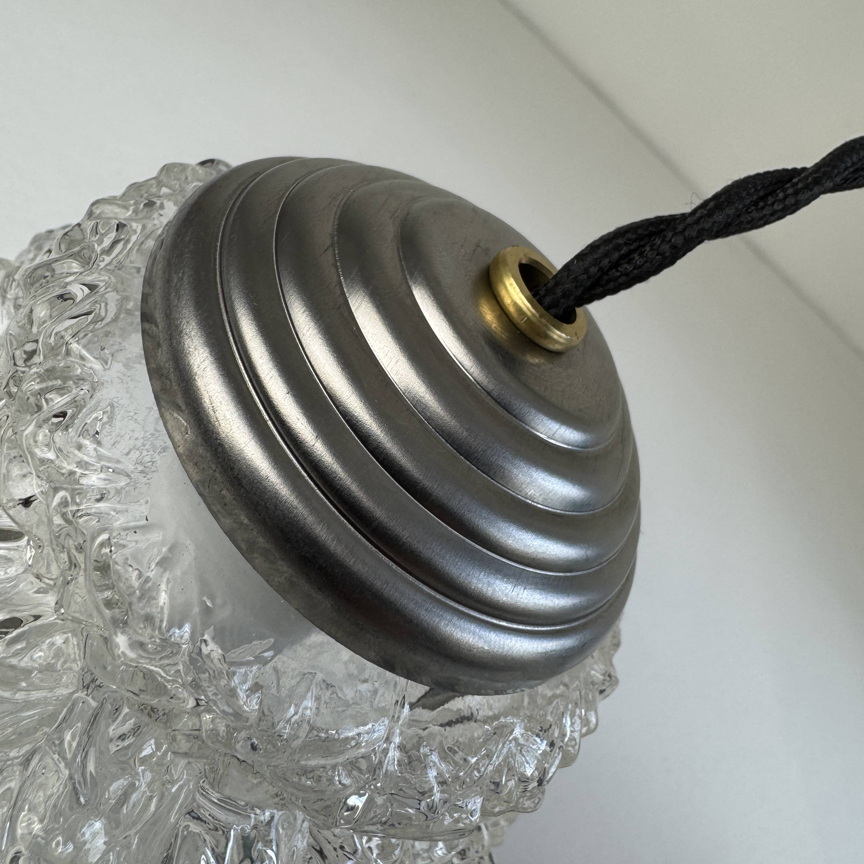 Antique cascade 3-bulb vintage chandelier