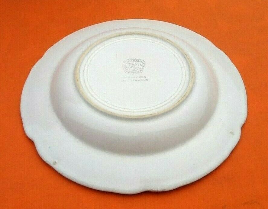 Hollow dish of round service polylobed Faience of Niderviller (Moselle)