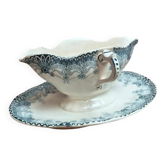Saucière ancienne Hippolyte Boulenger Choisy-le-roi modèle Henriette en terre de fer