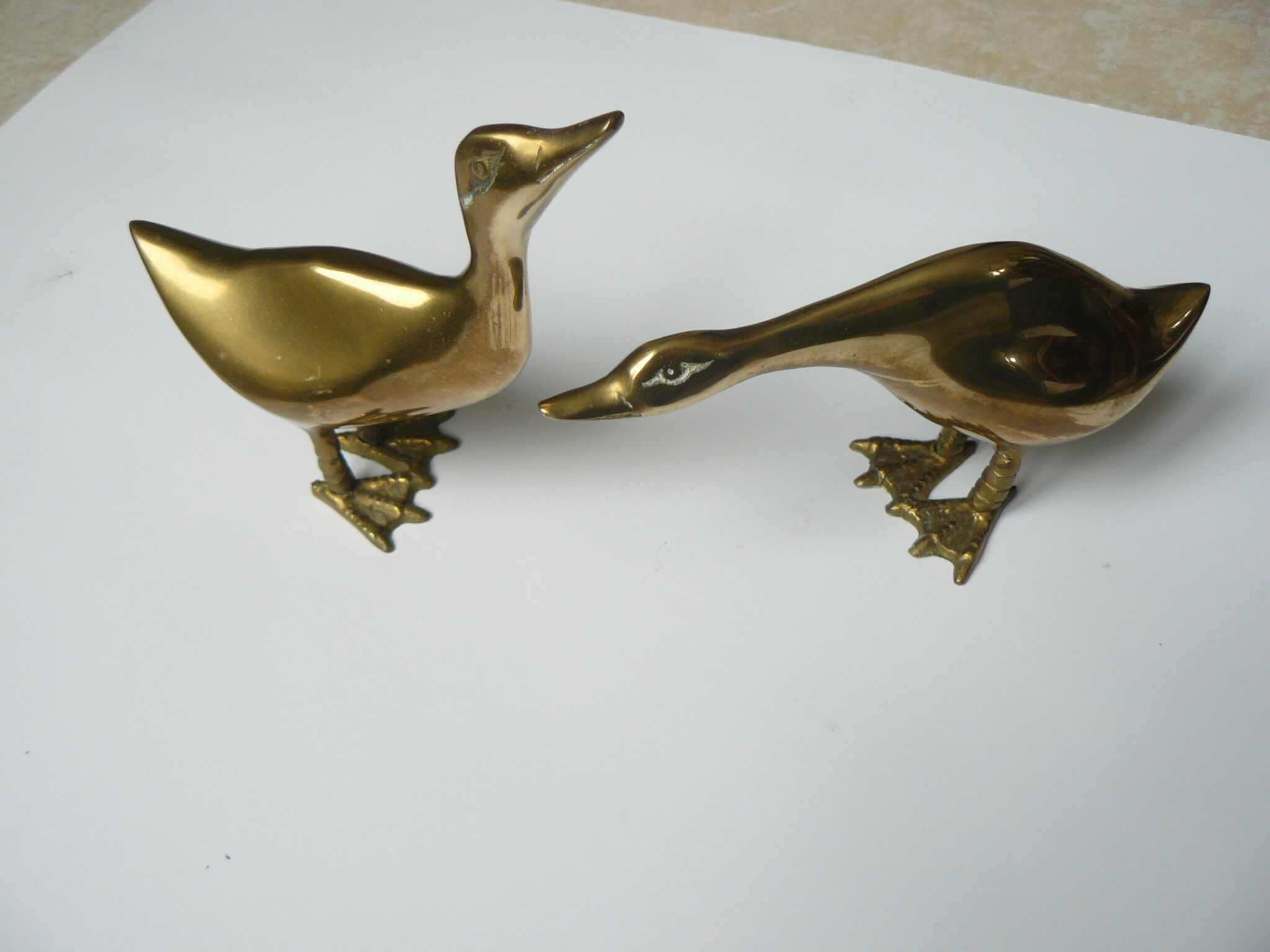 Couple of ducks brass