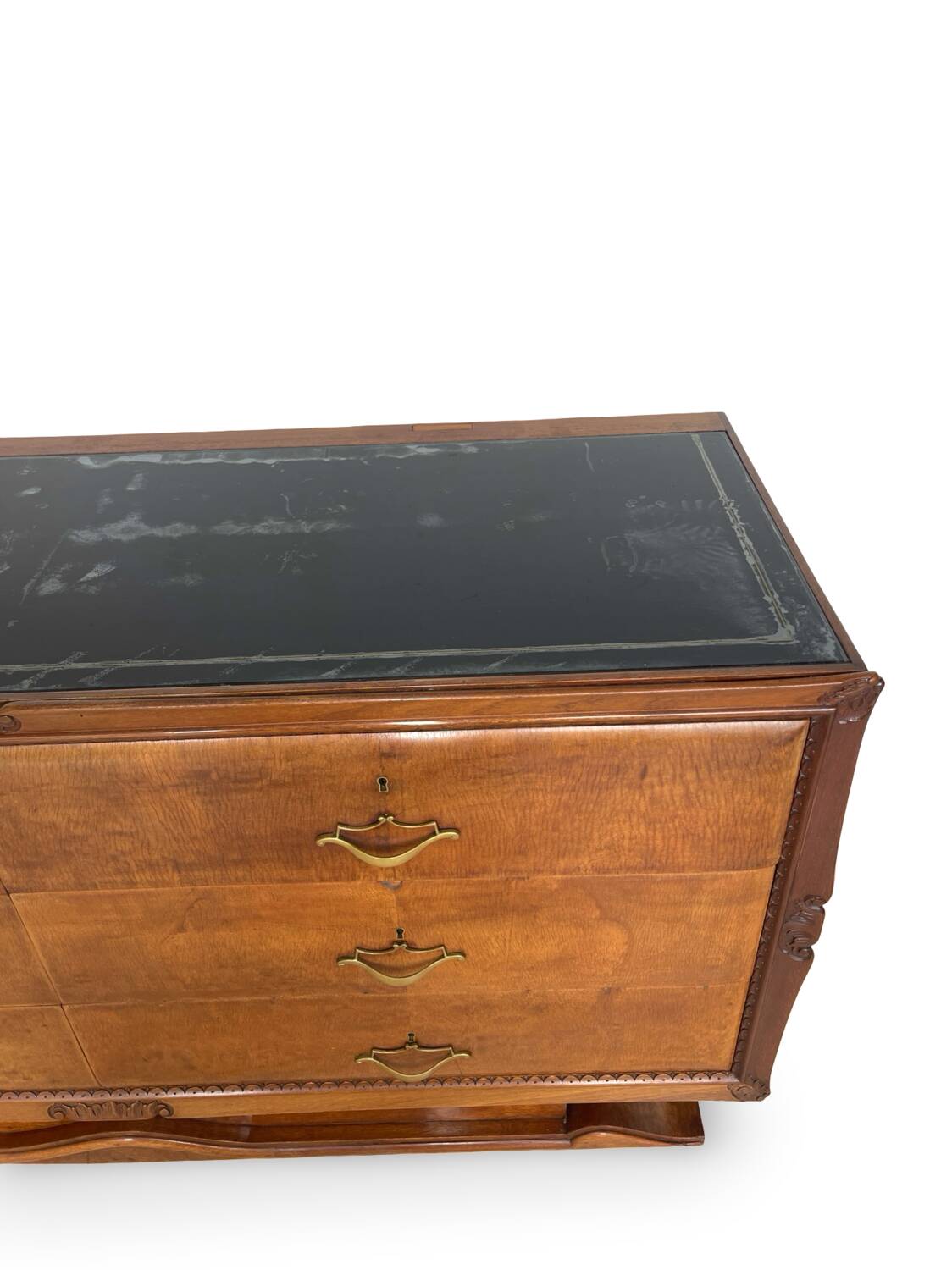 An art deco Italian chest of drawers, Italy 1950s