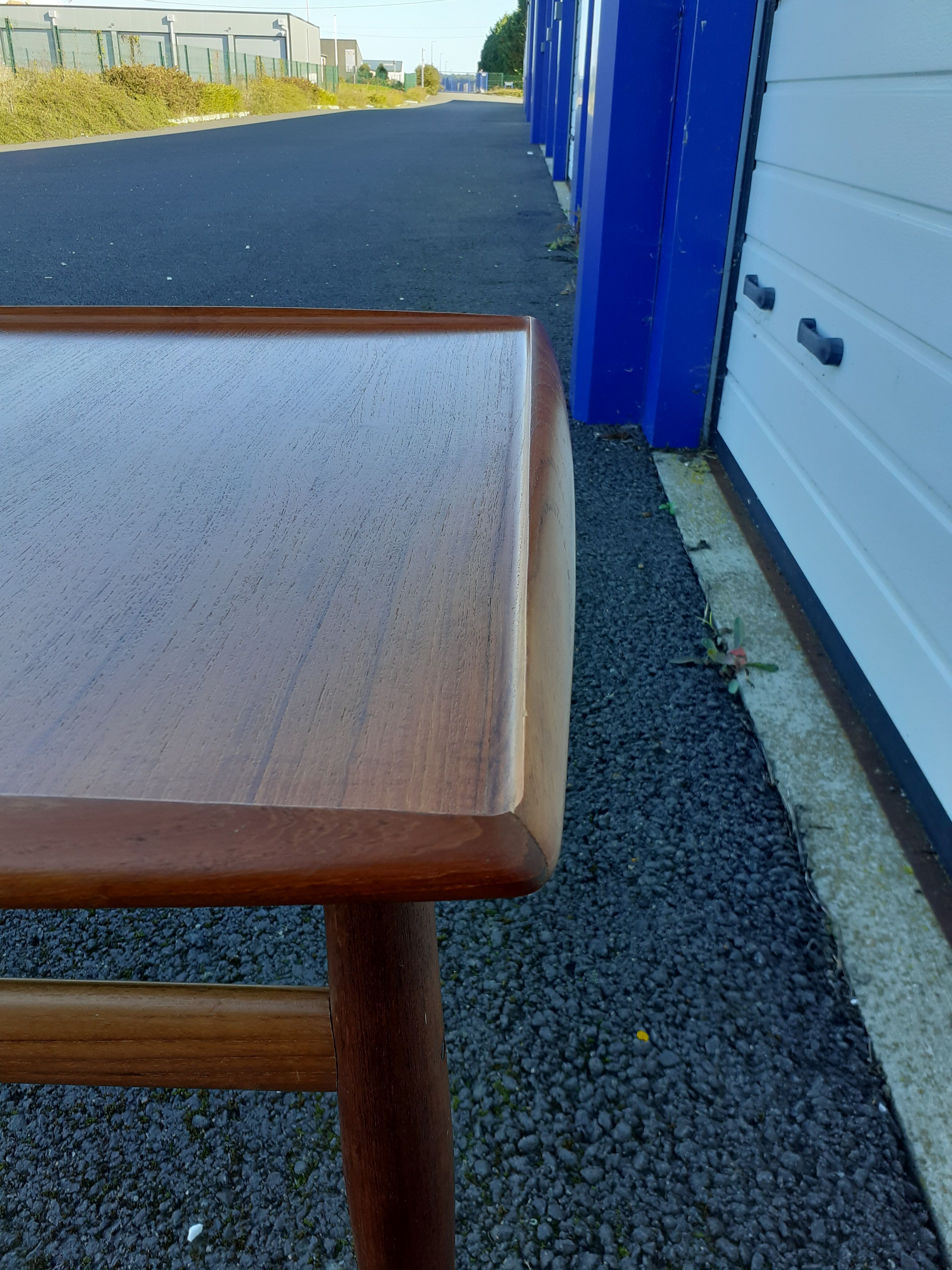 Square coffee table Grete Jalk Scandinavian