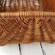 70s wicker basket