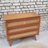 Rattan chest of drawers