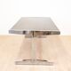 Table de salle à manger avec socle en acier, 1990