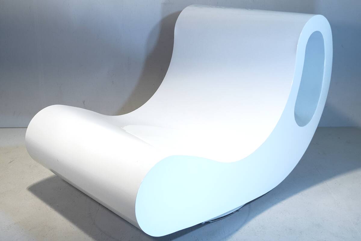 "Surmoi" Contemporary designer furniture in welded aluminium, signed.