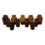 Lot of vintage medicine jar