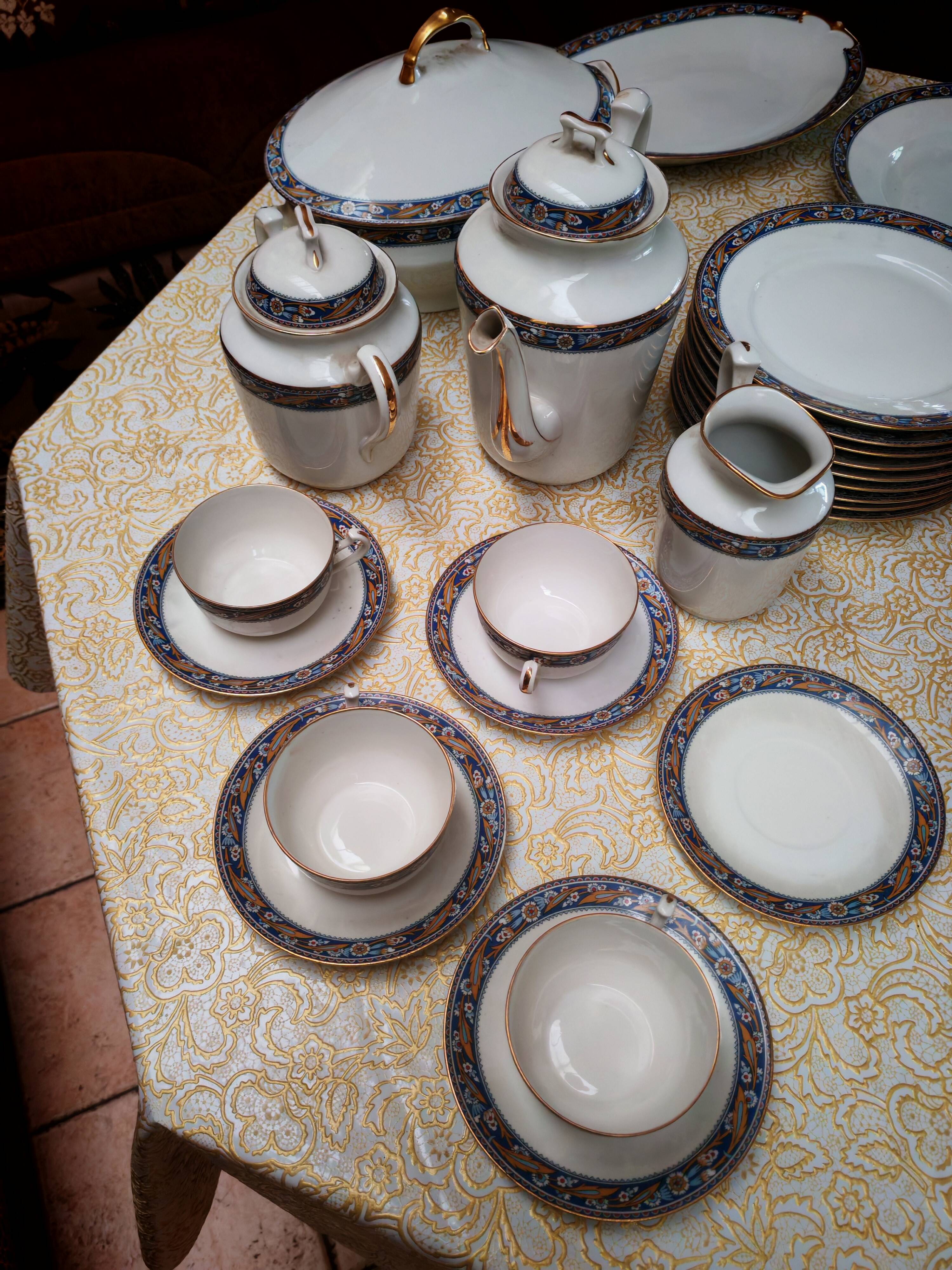 Limoges porcelain service