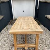 Solid oak farmhouse table