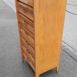 Vintage rattan chiffon