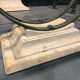 Table basse fer et verre patine antique