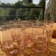 Service of orangeade in antique Rosaline.