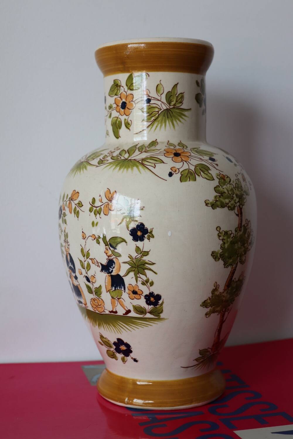 Vintage Moustier vase