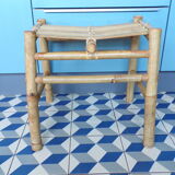 Vintage bamboo stool