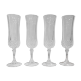 4 champagne flutes