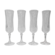 4 champagne flutes