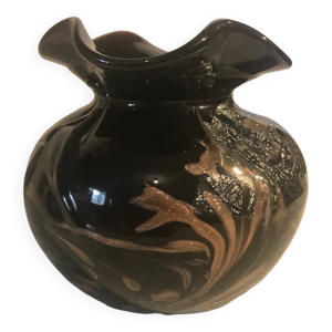 Vase en pâte de verre, - bob