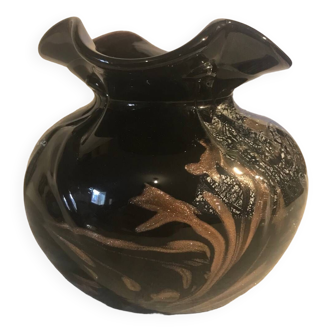 Vase en pâte de verre, Bob le Bleïs