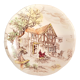 Assiette Gien motif chasse à courre
