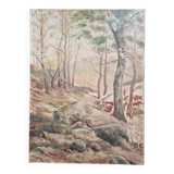 Nature painting table