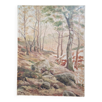 Nature painting table