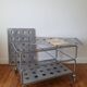Niels Gammelgaard vintage metal trolley, rolling cart
