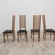 Set Da Pranzo Composto Da 4 Sedie Con Schienale A Scaletta Design 70’s