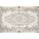 1970s Turkish Oushak Handmade Wool Cotton Beige Area Rug 114x197