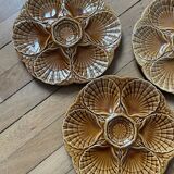 3 oyster plates from Sarreguemines 250907