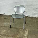 Metal space age stool Fröscher Sitform