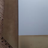 Gold metal mirror years 80 55x97cm