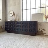 Brutalist sideboard attributed to De Coene 70s