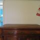 Very Buffet 1900 - Napoléon III - Walnut veneer - 1 drawer - 2 doors