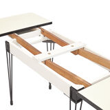 Set table and 2 chairs, formica, 1960