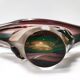 Brown Sommerso Glass Bowl or Centerpiece by Seguso, Italy