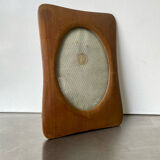 Cadre en bois dimensions 20 cm x 14,5 cm Verre convexe