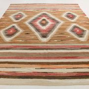 Caramel Brown %100 Wool Handmade Kilim Rug, 293x386 Cm