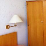 Set of two vintage chic brass arms appliques