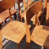 Set of 10 bistro chairs