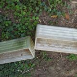 Pair of 1950s planters