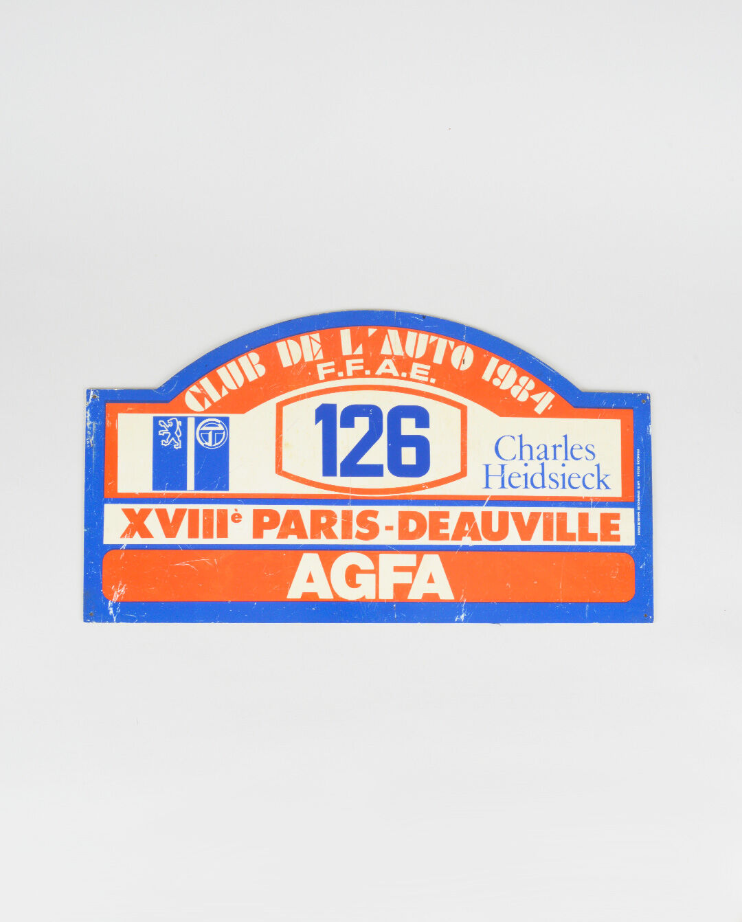 Plaque Paris-Deauville 1988