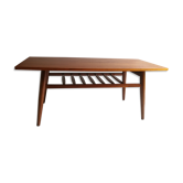 Table basse en teck années 60