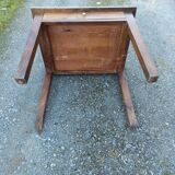 Firm table desk cherry walnut a drawer in front