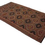 Anatolian handmade kilim rug 331 cm x 193 cm