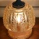 Vintage amber glass hanging