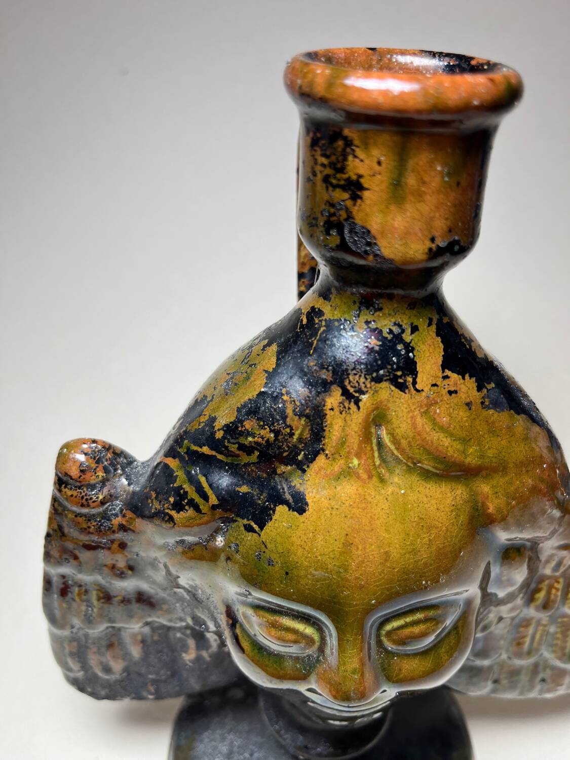 Ceramic candle holder