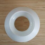 Ancient lampshade in white opaline