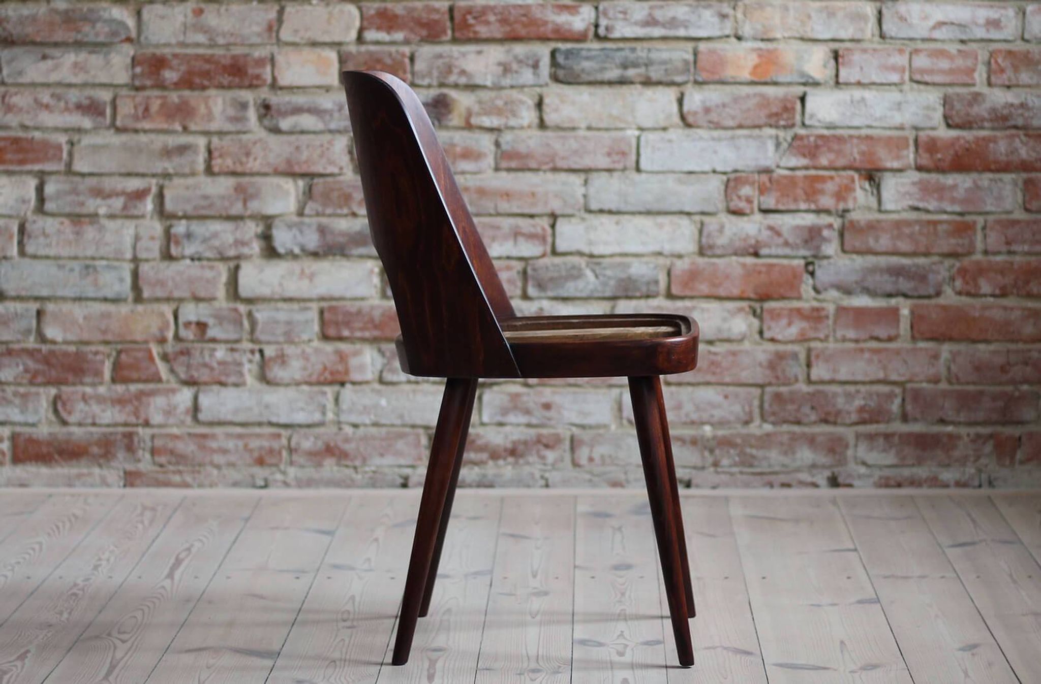 Set of 6 Dining Chairs by Oswald Haerdtl, Reupholstered in Kvadrat Fabric